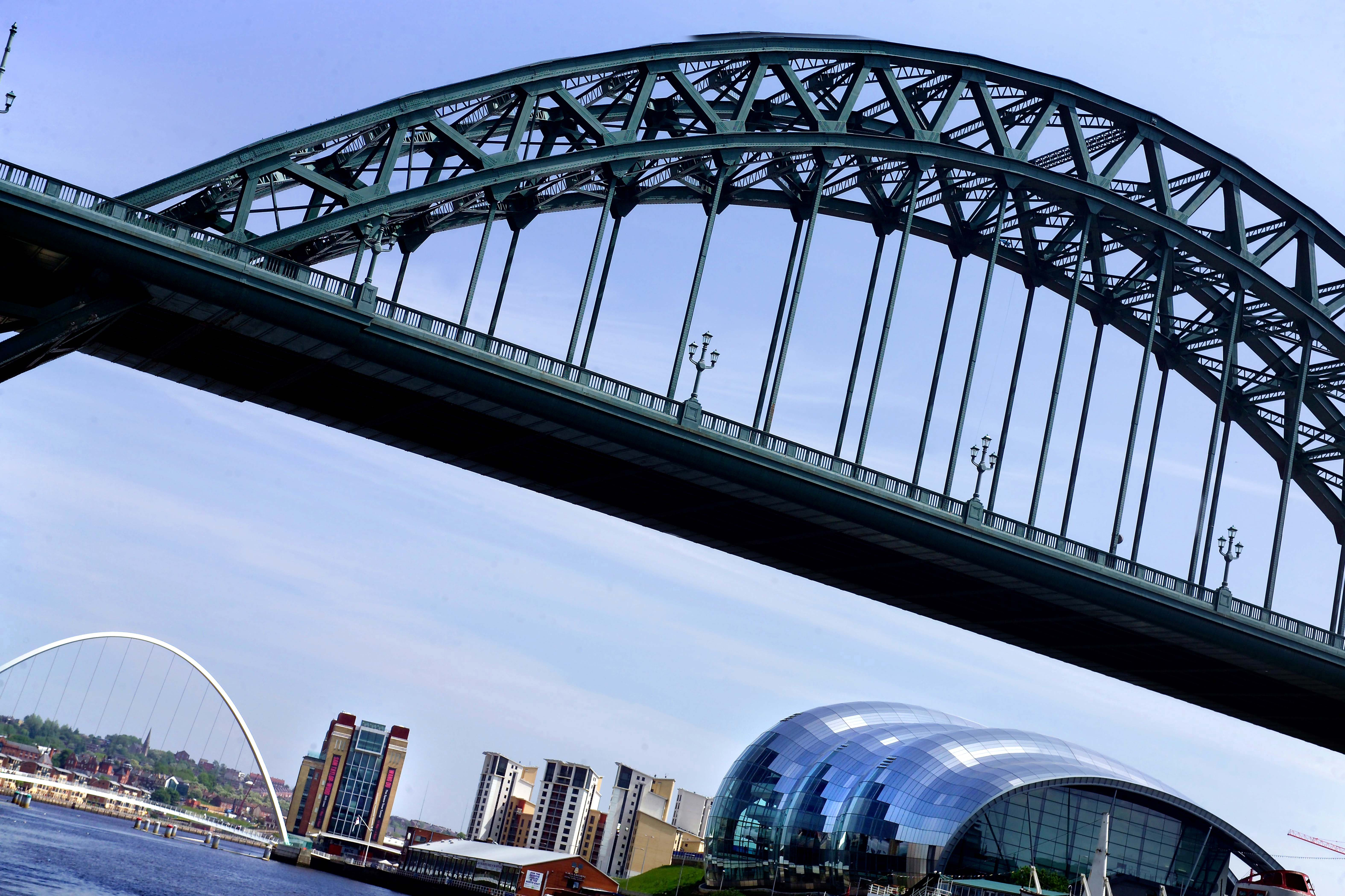 Tyne Bridge and quayside - P Atkinson hi res